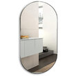 Зеркало для ванной AZARIO Viva - BLACK бесконтактный сенсор, парящая подсветка 550х1050, LED-00002689