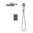 Душевой гарнитур IDDIS с тропическим и ручным душем, с термостатом, графит матовый , Duna, DUNGM0Ti67