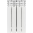 Биметаллический радиатор STOUT TITAN 500 4 секции боковое подключение (белый RAL 9016) SRB-3310-050004
