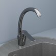 Смеситель для кухни Avrora SLIM с высоким поворотным изливом, цвет хром AV5021